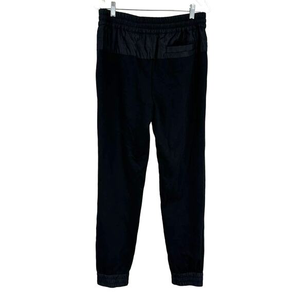 Canali NWT Black Edition Tech Jogger Pants Black Size 34 Zip Pockets 100% Cotton - Picture 3 of 10